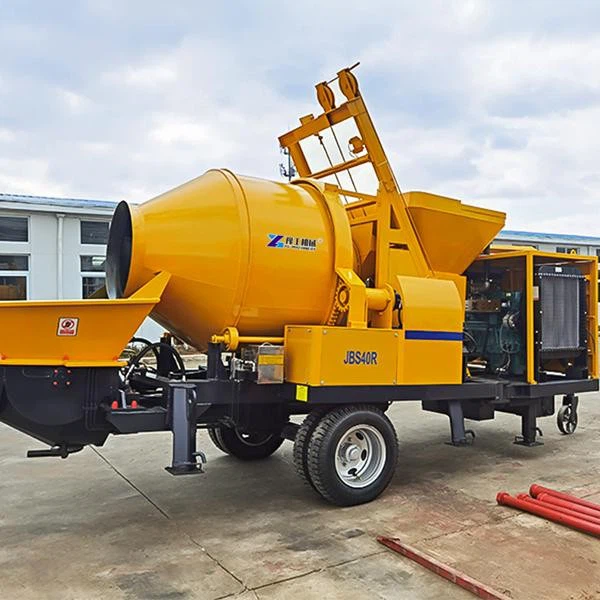 Diesel Concrete Mixer With Pump