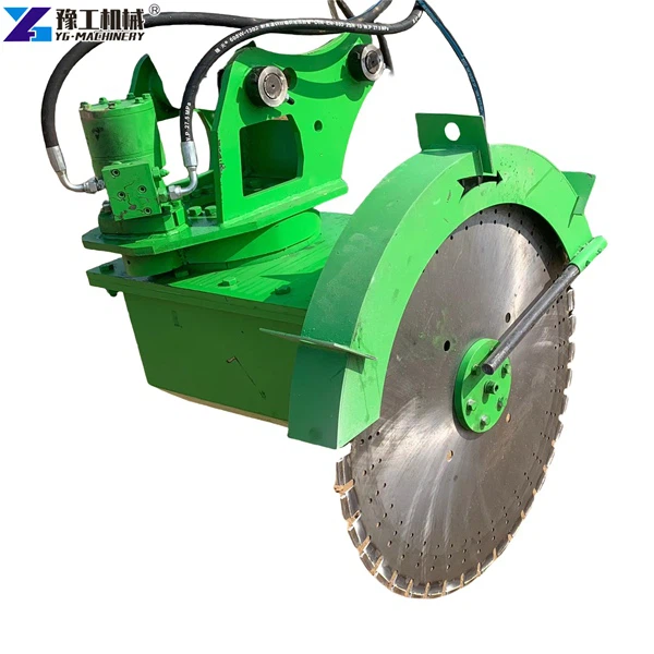 Excavator Mounted Concrete Saw
