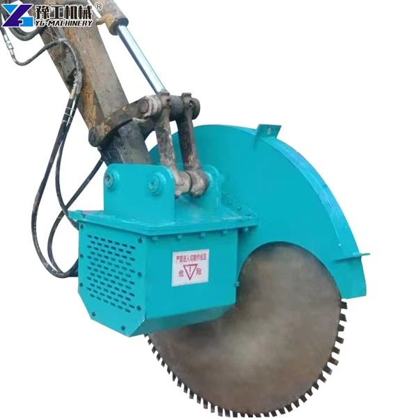 Excavator Mounted Concrete Saw