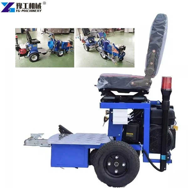 Ride On Parking Lot Striping Machine