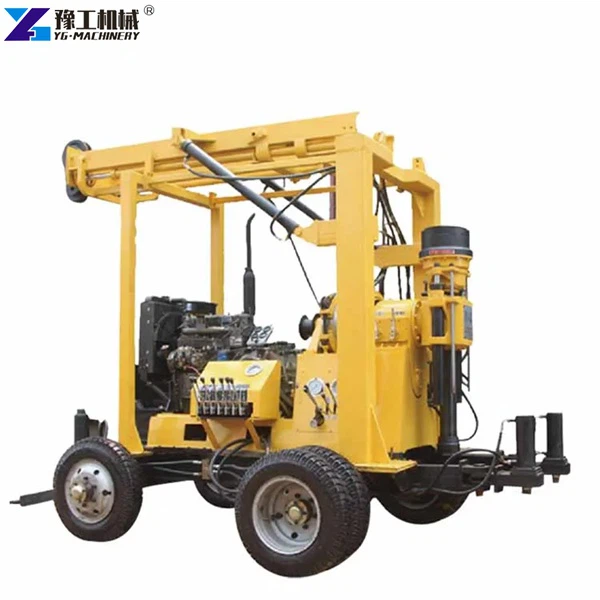 Trailer Mounted Water Well Drilling Rig